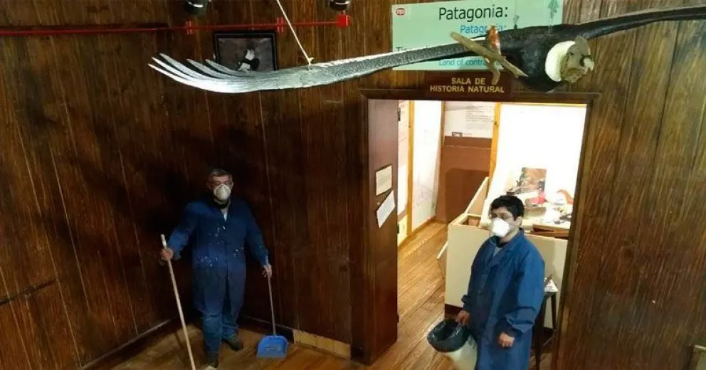 Acondicionan el Museo de la Patagonia ante la emergencia por coronavirus