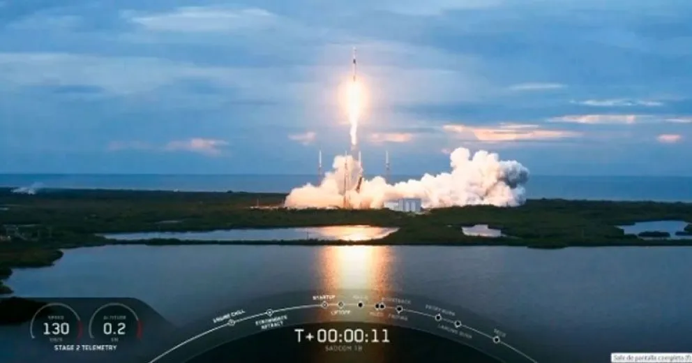 Comienza la segunda etapa del Saocom-1B antes de llegar a su posición orbital definitiva