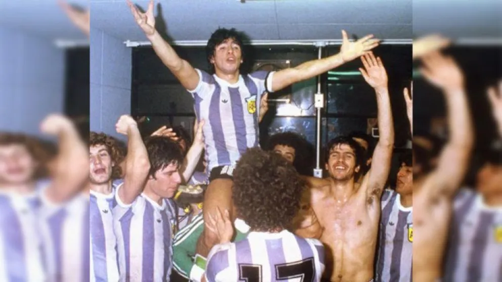 A 41 años del primer título de Diego Maradona con la Selección nacional