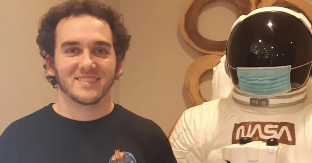 Estudiante de la UNRN participó del lanzamiento del SAOCOM 1B