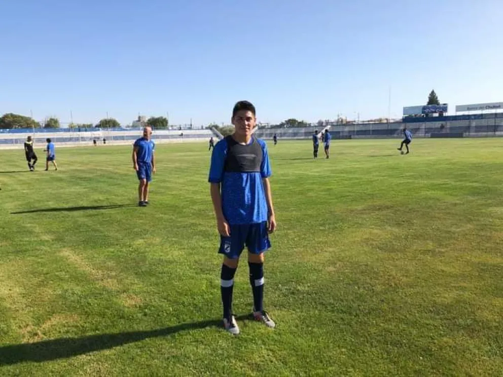 Alan Sánchez tuvo su primer entrenamiento en Brown de Madryn