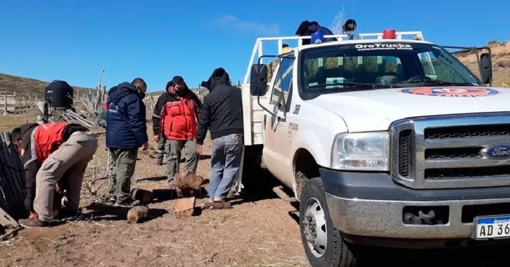 Protección Civil sigue asistiendo a familias rionegrinas