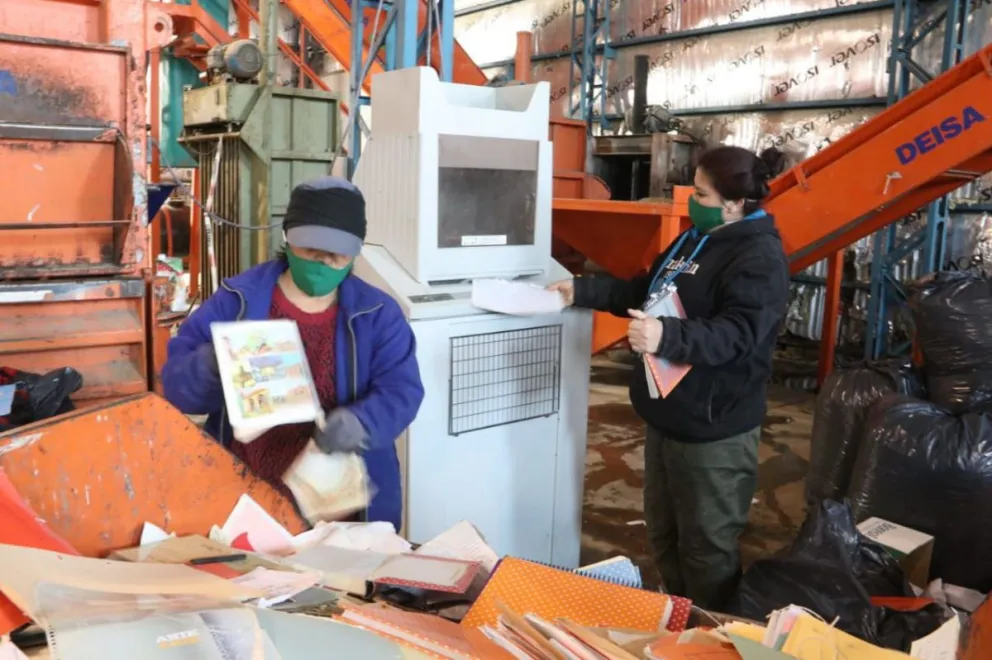 La Asociación de Recicladores está compuesta por 58 familias y el 70 por ciento son mujeres