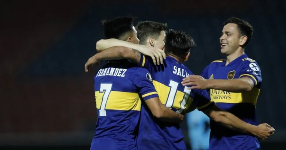 El "Toto" Salvio, la figura de Boca, destacó el valor del equipo ante la adversidad