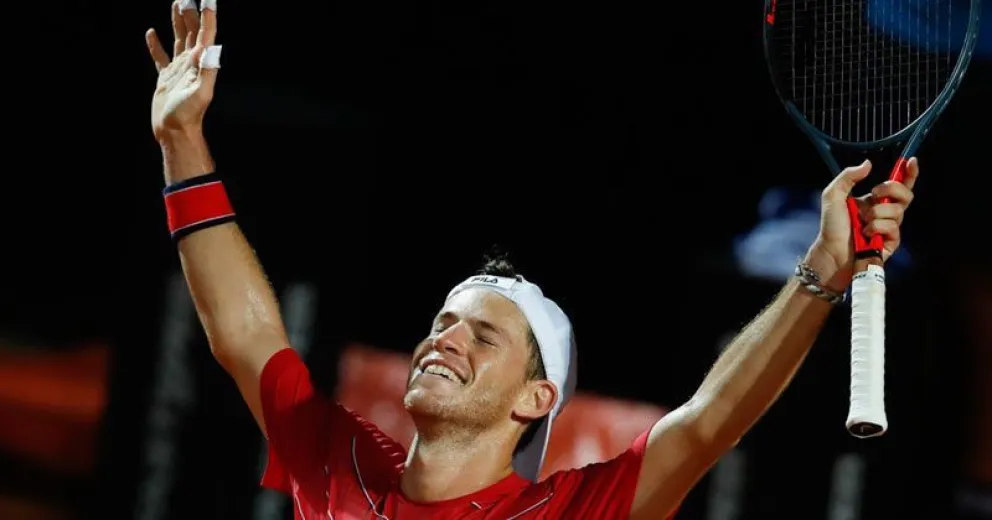 Schwartzman se clasificó a la final del Masters 1000 de Roma y va por Djokovic