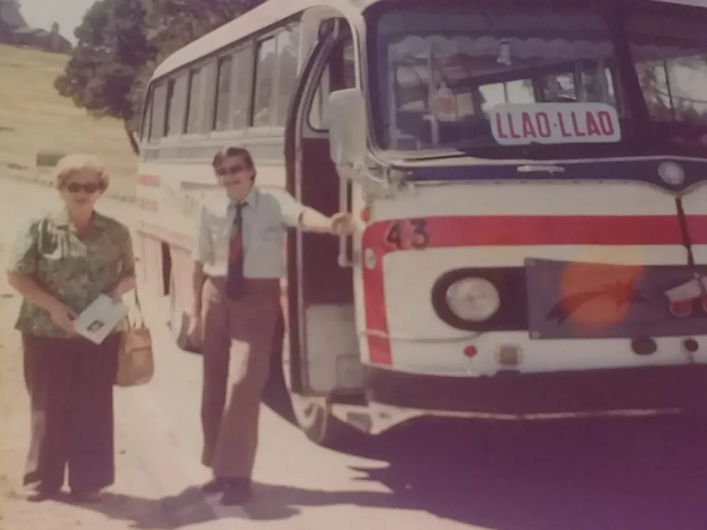 Día del colectivero: Don Antonio recordó cómo era manejar hasta el Llao LLao en los`70