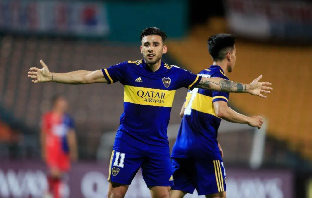 Boca superó a Independiente de Medellín con gol de Salvio