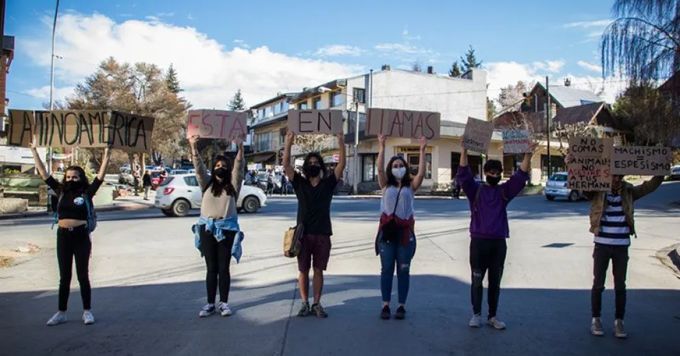 En Bariloche, se sumaron a la sexta movilización mundial por la crisis climática