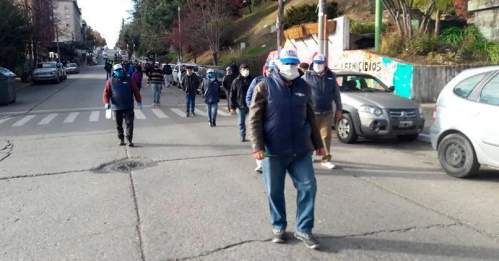 Gastronómicos marchan este martes reclamando el pago de los ATP