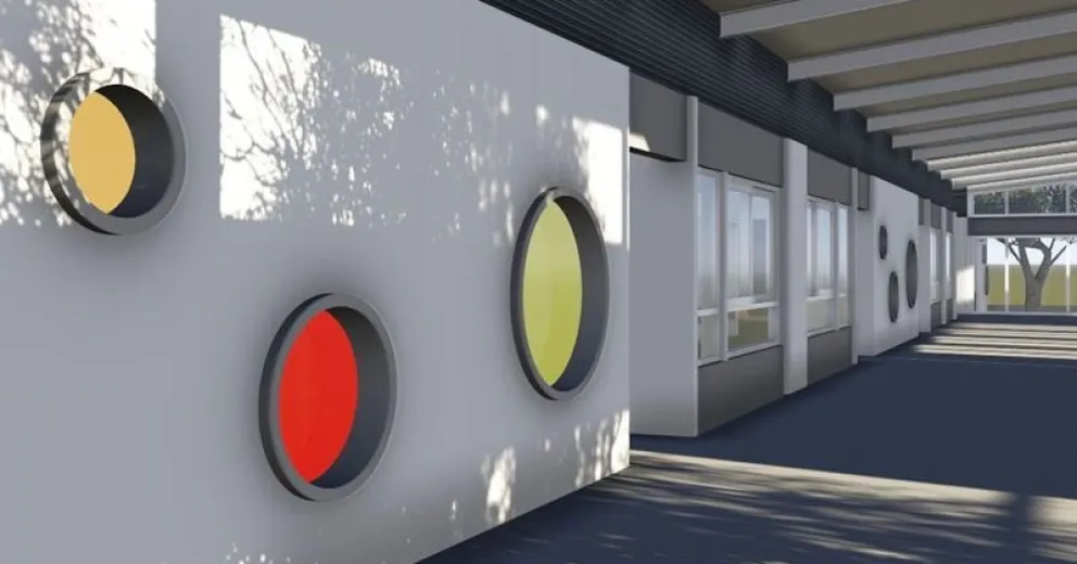 El Jardín 115 está en su etapa final y un equipo técnico recorrió la obra