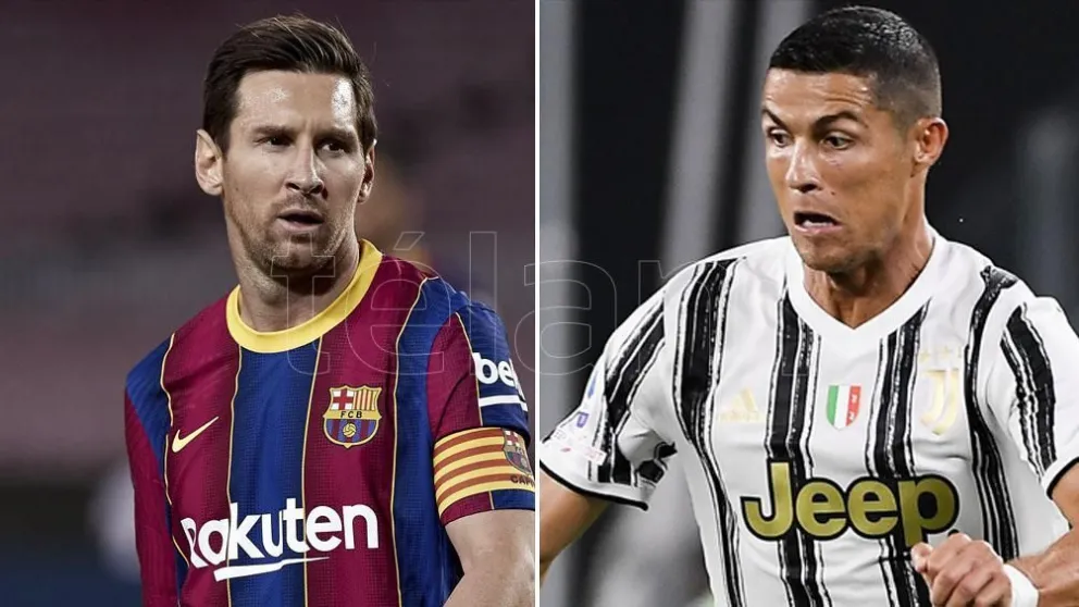 Messi frente a Ronaldo