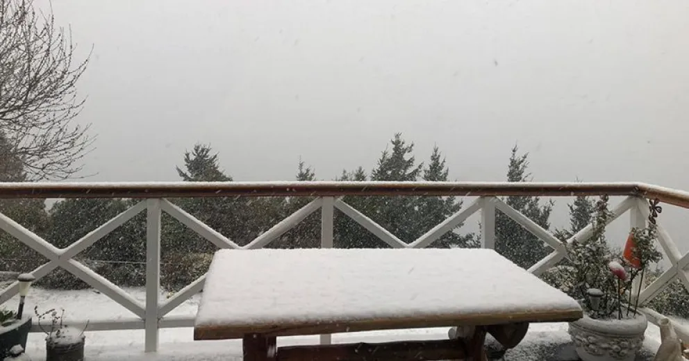 ¿Cómo se ve tu barrio con la nevada primaveral?