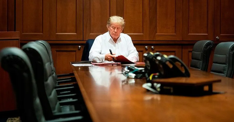 Este lunes podrían dar de alta a Trump