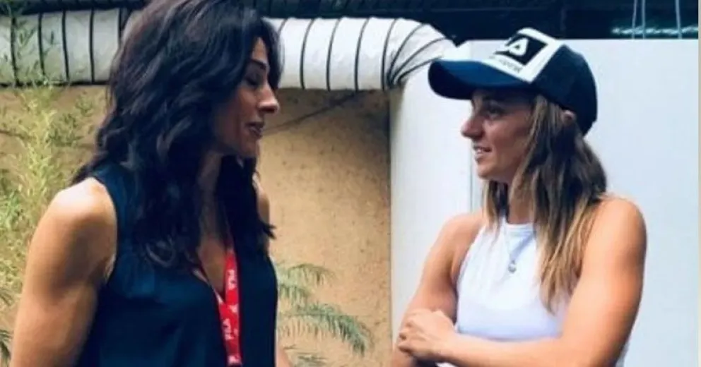 Gabriela Sabatini festejó el triunfo de Podoroska en Twitter