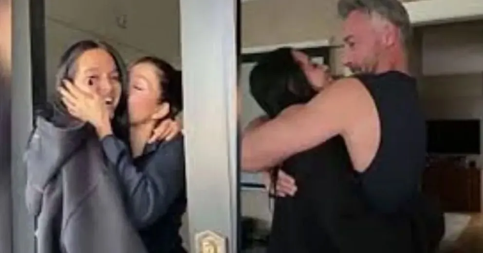 Emocionante reencuentro de Oriana  Sabatini con Catherine y Ova