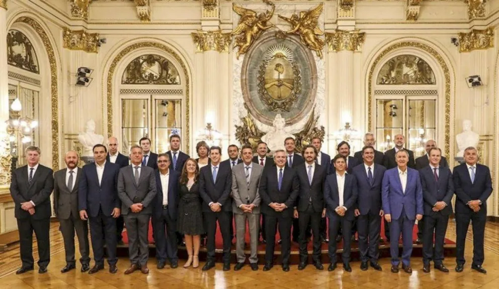 El presidente destacó el histórico apoyo de todos los gobernadores