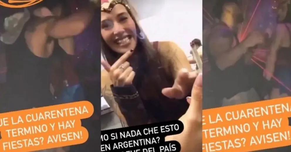Ivana Nadal no sabe de cuarentena y estuvo de gran fiesta