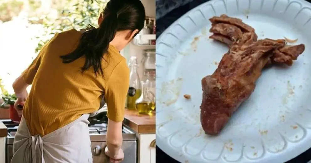 Creyó que cocinaba un pene humano y entró en pánico