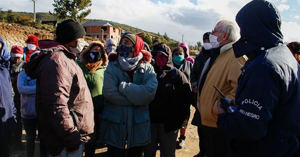 No para el intento de toma de tierras: esta vez fue en Altos del Este