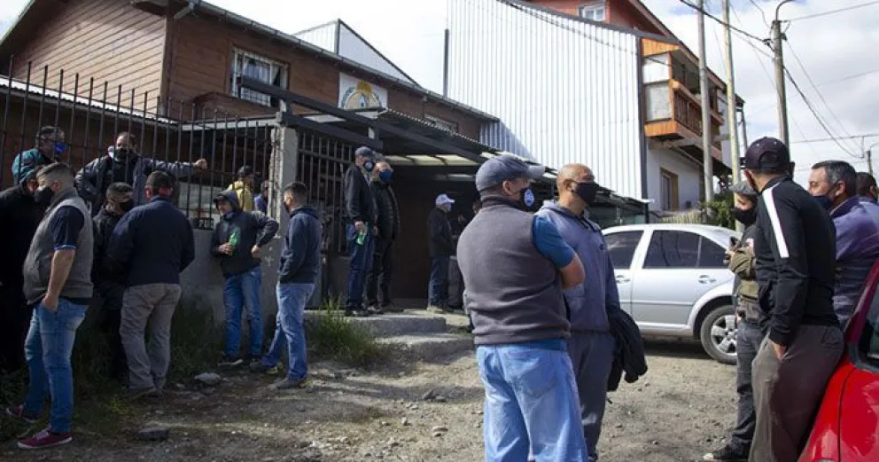 Los choferes re reunieron esta mañana en la UTA