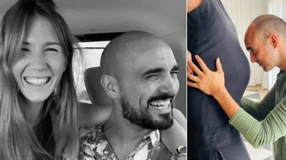 Nació el hijo de Abel Pintos y Mora Calabrese