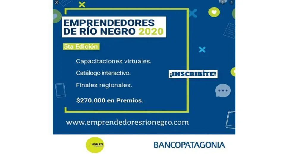Se conocieron los semifinalistas del Programa Emprendedores de Río Negro