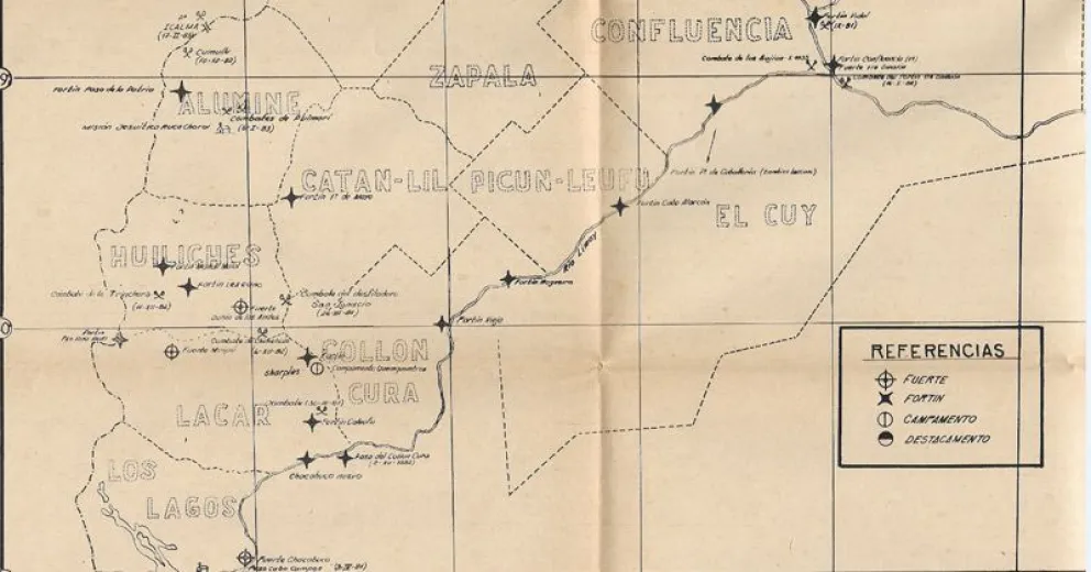 Doce ranchos de palo a pique y barro conformaron el fortín Chacabuco