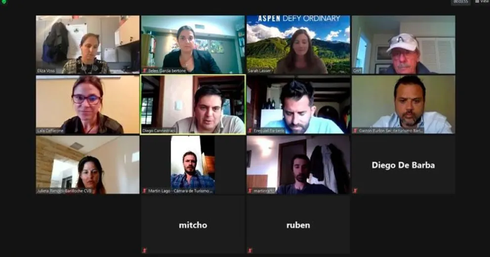 Referentes de Aspen y Bariloche analizaron la reactivación del turismo: "Tenemos prácticas similares"
