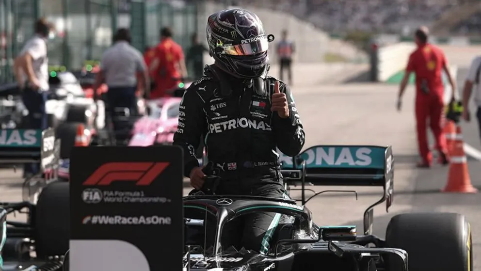 Hamilton triunfó en Portugal y alcanzó un nuevo récord de victorias