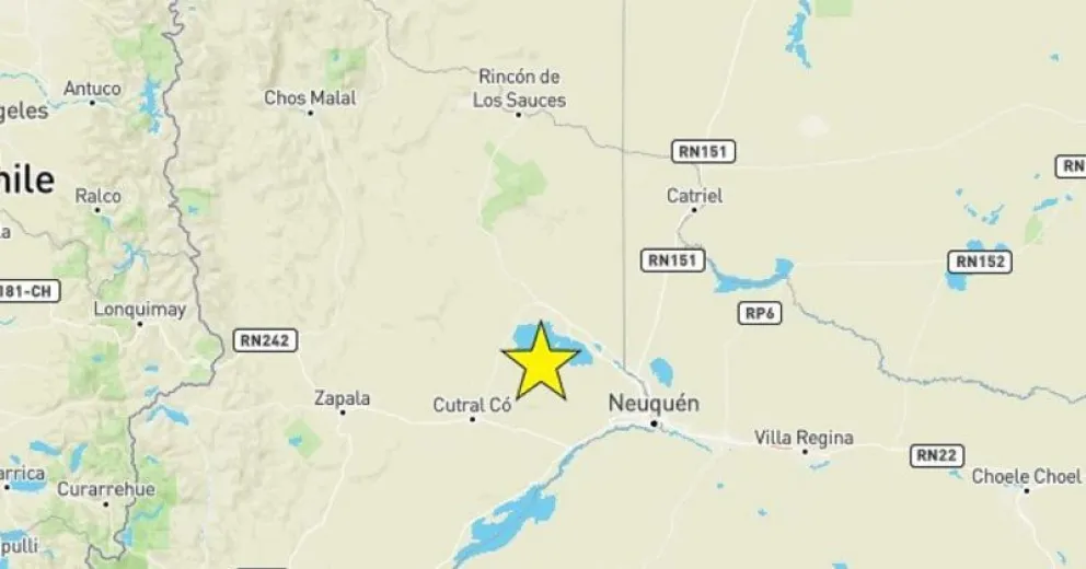 Hubo un temblor en Neuquén y algunas ciudades de Rio Negro