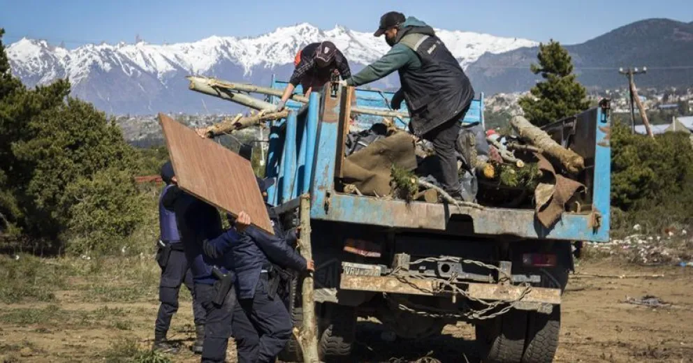 Desalojo pacífico en la toma del terreno de la nueva terminal