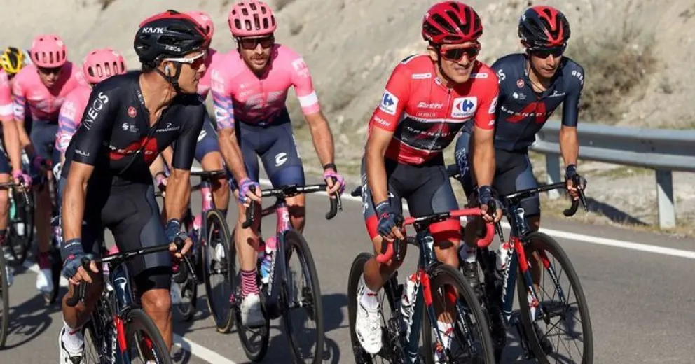 Vuelta a España: una foto impactante de las piernas de un ciclista