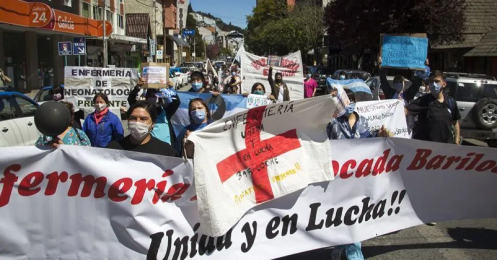 Nueva marcha de los trabajadores de salud: “el acuerdo salarial no representa un aumento”