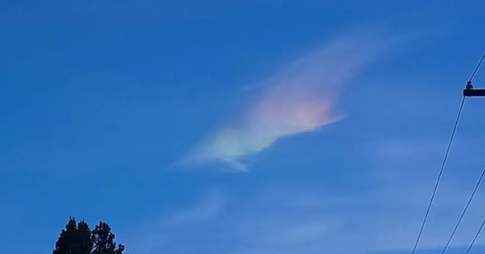 ¿Por qué vimos una "nube de colores”?