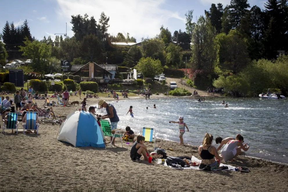 Un día increíble empujó a los vecinos a disfrutar de las playas