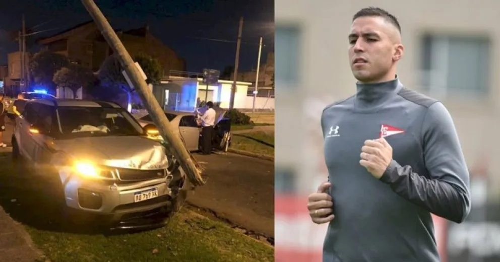 Se conoció el video del choque del futbolista Tobio en el que murió una mujer