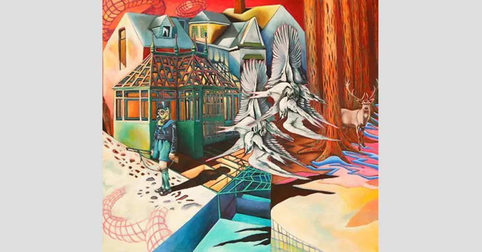 Dos barilochenses en la Feria de Arte Panorama