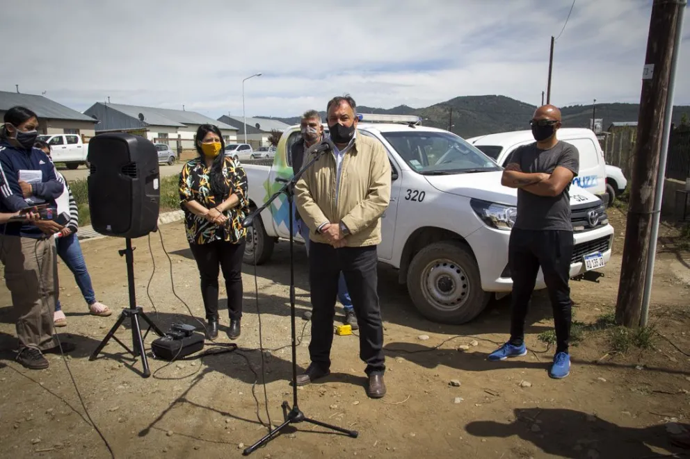 Inauguraron la red de gas para los barrios de Pampa de Huenuleo