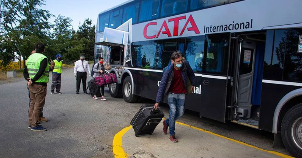 Arribó a Bariloche el primer micro de larga distancia desde el inicio de la pandemia