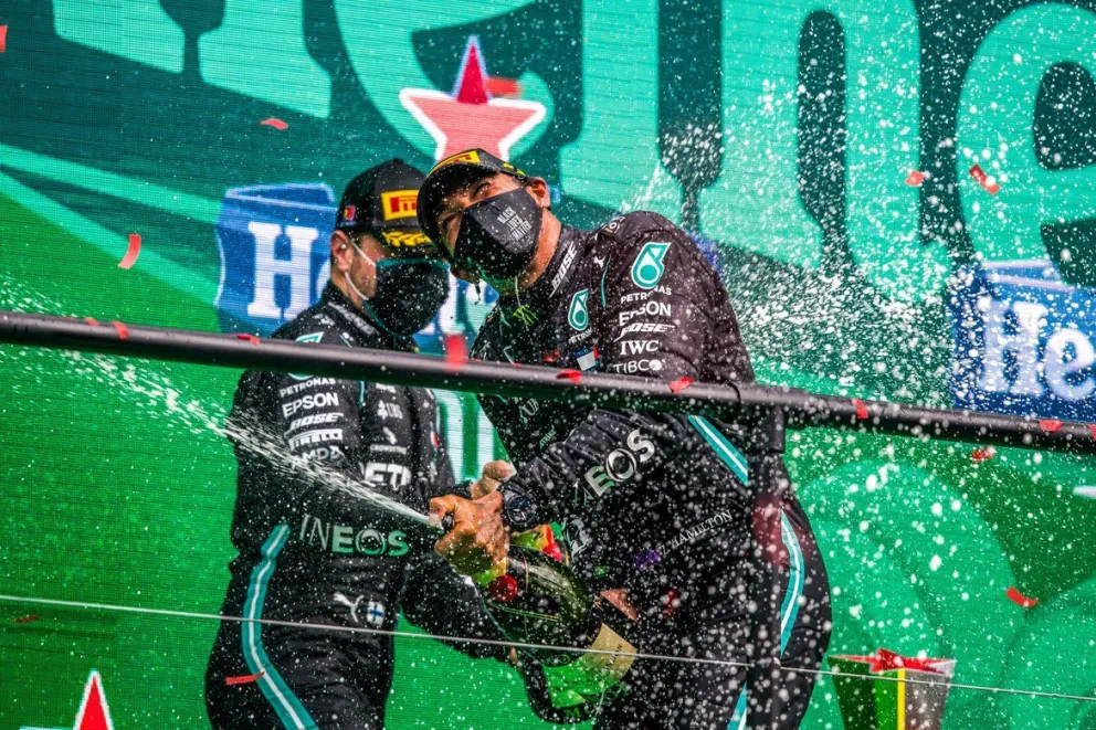 Hamilton se consagró campeón y alcanzó el récord de Schumacher
