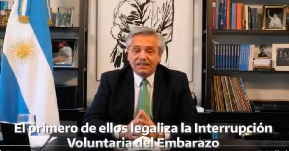 Fernández anunció el envío del proyecto de legalización del aborto al Congreso