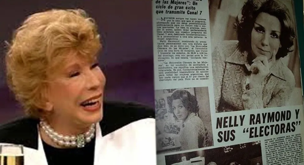 Murió Nelly Raymond, legendaria periodista y presentadora de shows televisivos