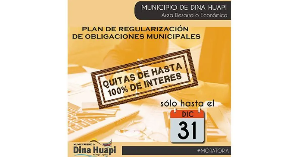 Lanzan plan de regularización de deudas municipales en Dina Huapi