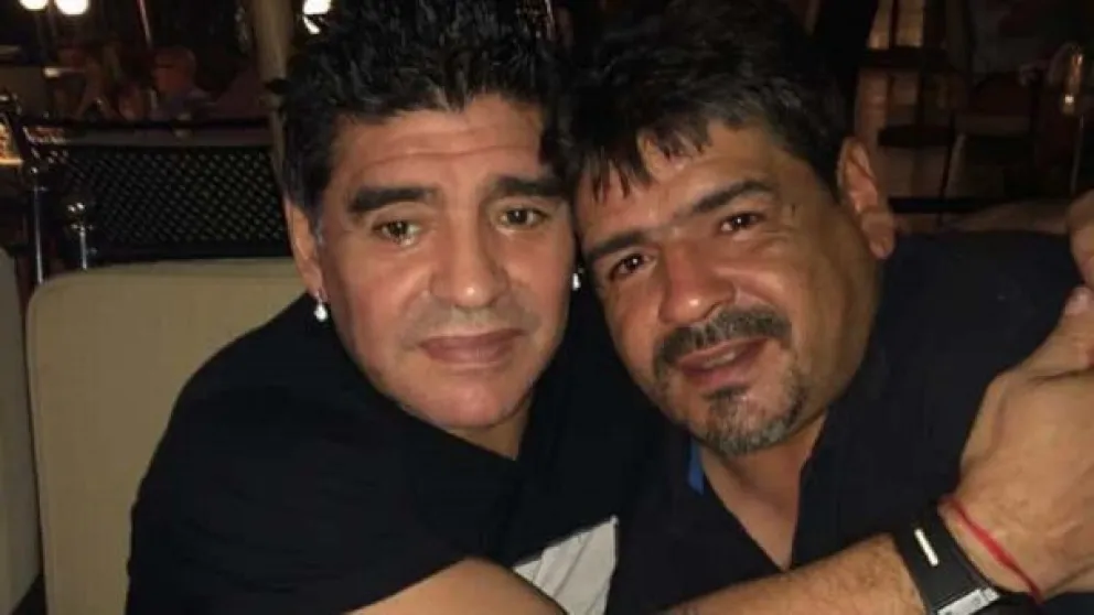 Hugo Maradona duro con el entorno de su hermano
