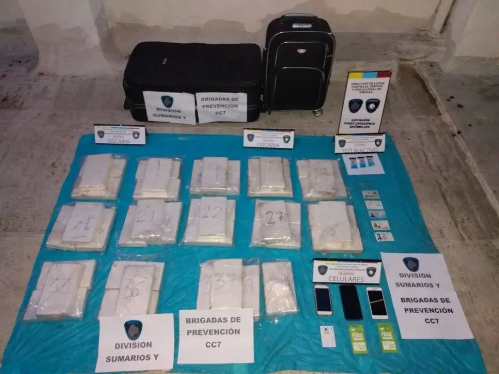 La hermana de un jugador de River fue detenida con 42 kilos de cocaína