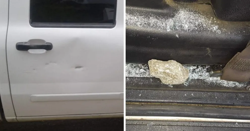 Atacaron con piedras un patrullero en Villa Mascardi
