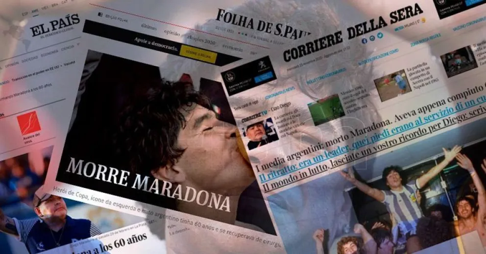 El mundo le rinde un sentido homenaje a Maradona en redes sociales