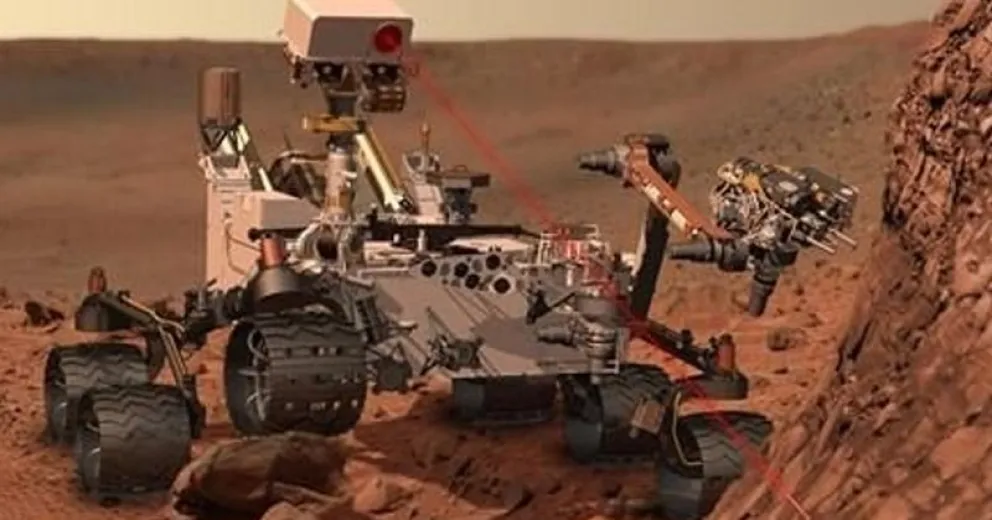 El robot Curiosity encontró algo inesperado en Marte