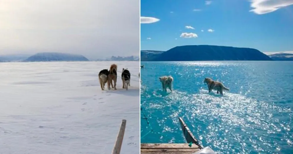 El hielo en Groenlandia podría derretirse a una velocidad récord este año