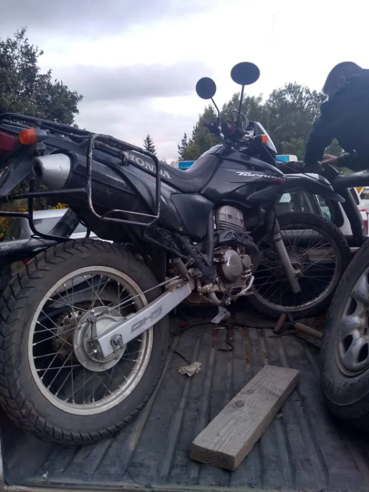 Robaron una moto en Colonia Suiza y fue recuperada en Nueva Jamaica